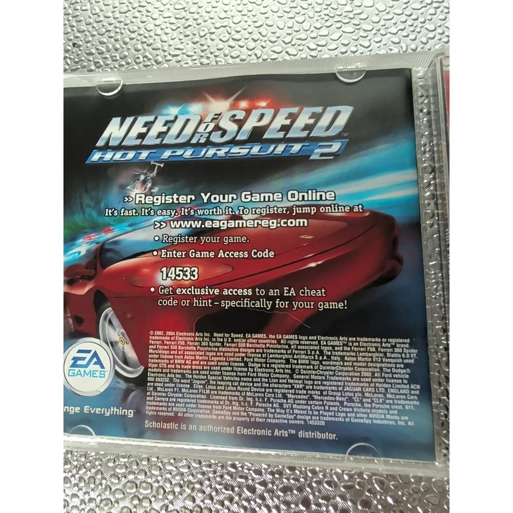 Need For Speed Hot Pursuit 2 PC CD Rom Game NFS 2002 (In Case)  - Tested